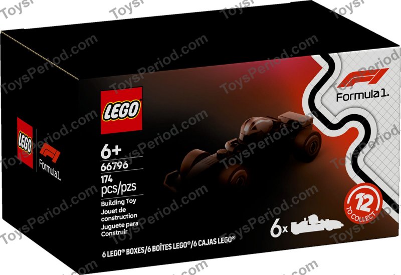 ココア ④ LEGO 66796 F1 Collectible Race Cars Set Parts List