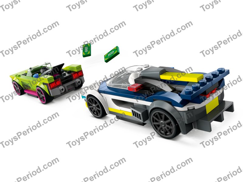 LEGO 60415 Police Car and Muscle Car Chase Set Parts List