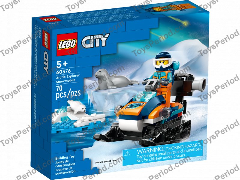 LEGO 60376 Arctic Explorer Snowmobile Set Parts List