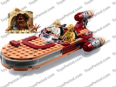 【激レア】DETERMINATIONS-WOOD MAN LEGO 75271 Luke Skywalker's Landspeeder Set Parts List