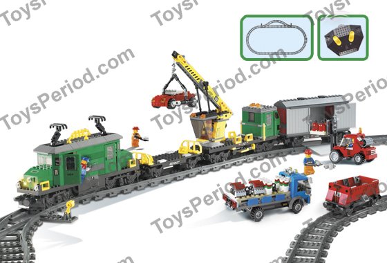 LEGO 7898 Cargo Train Deluxe Instructions and Parts List