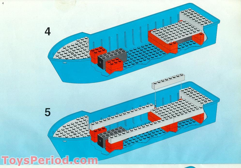 LEGO 4022 C26 Sea Cutter Instructions and Parts List