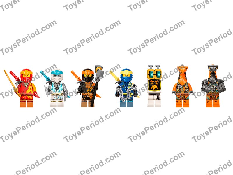 LEGO 71765 Ninja Ultra Combo Mech Set Parts List