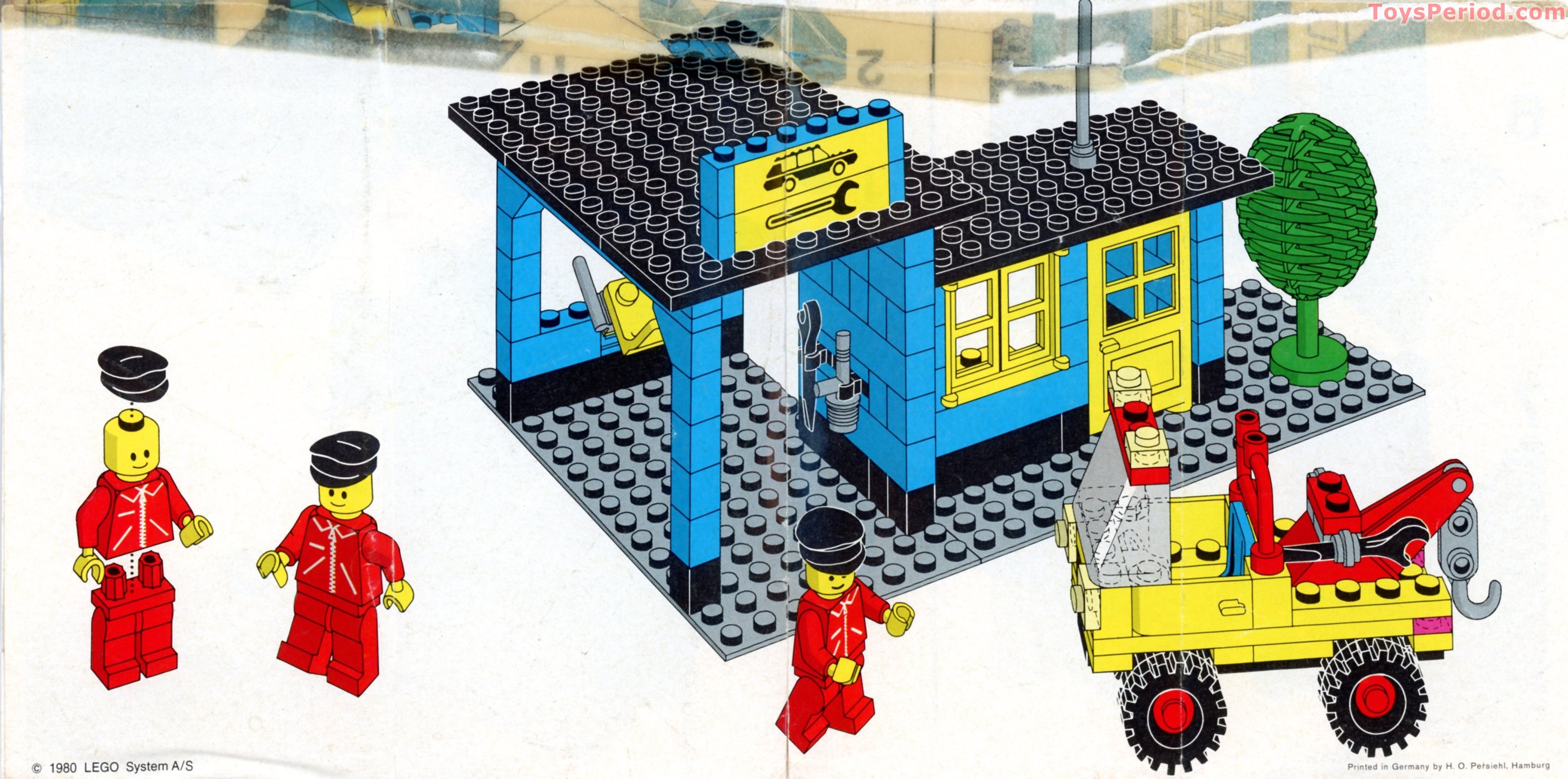 LEGO 6363 Auto Repair Shop Instructions and Parts List