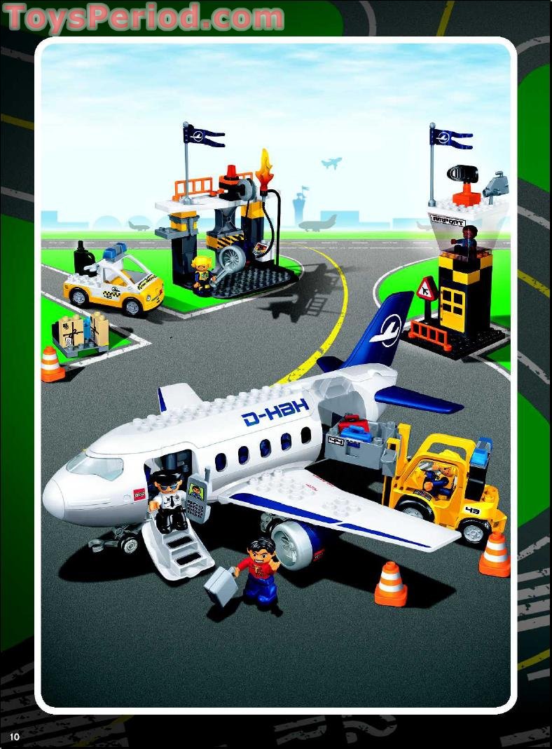 LEGO 7843 Plane Set Parts Inventory and Instructions