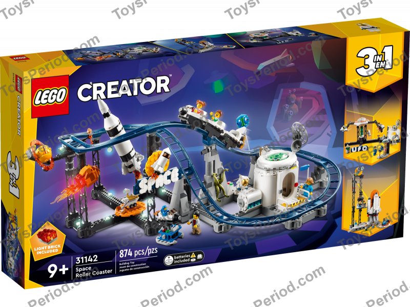 LEGO 31142 Space Roller Coaster Set Parts List