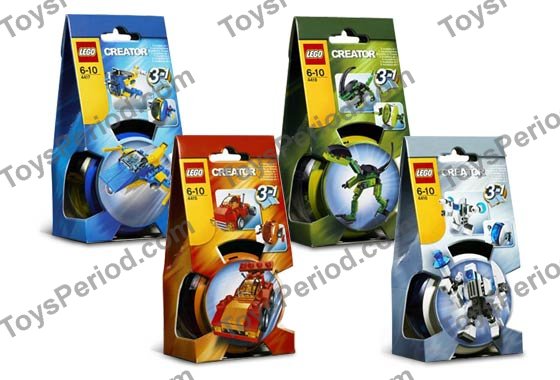LEGO K4415 X-Pod Creator Collection (4415,4416,4417,4418) Set