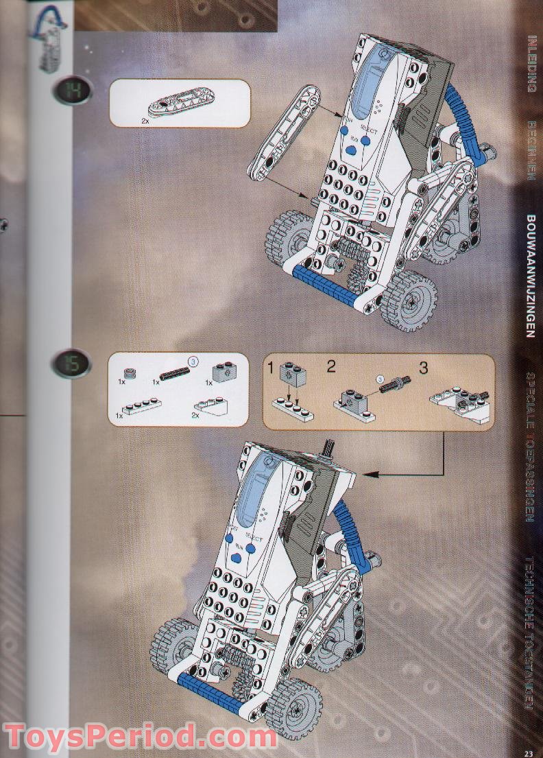 LEGO 9748 Droid Developer Kit Instructions and Parts List