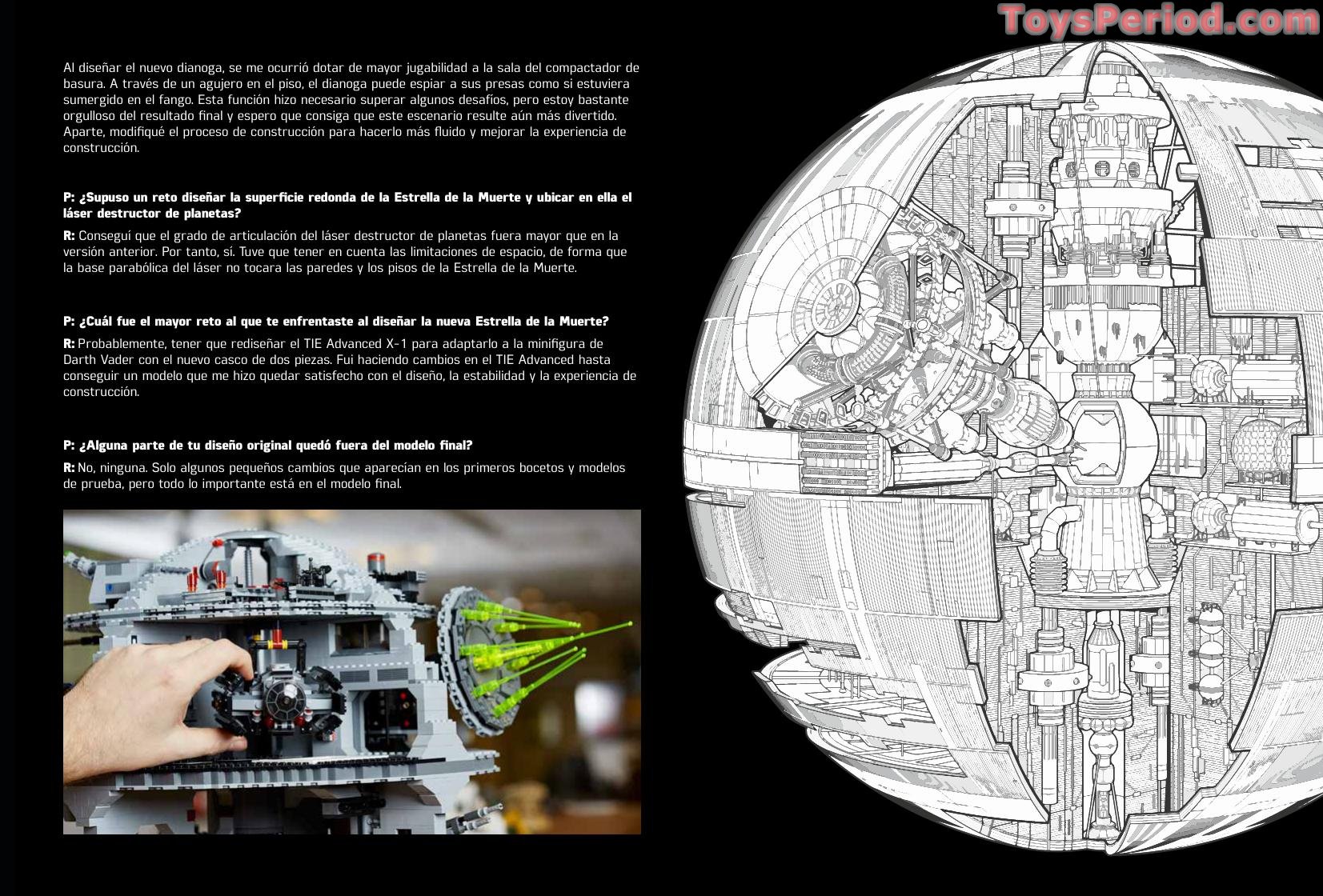 よしーページ LEGO 75159 Death Star Instructions and Parts List