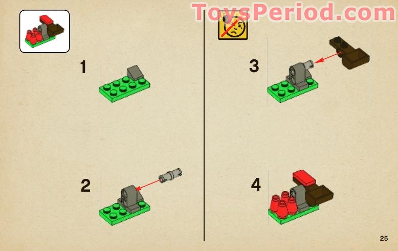 LEGO 4737 Quidditch Match Instructions and Parts List