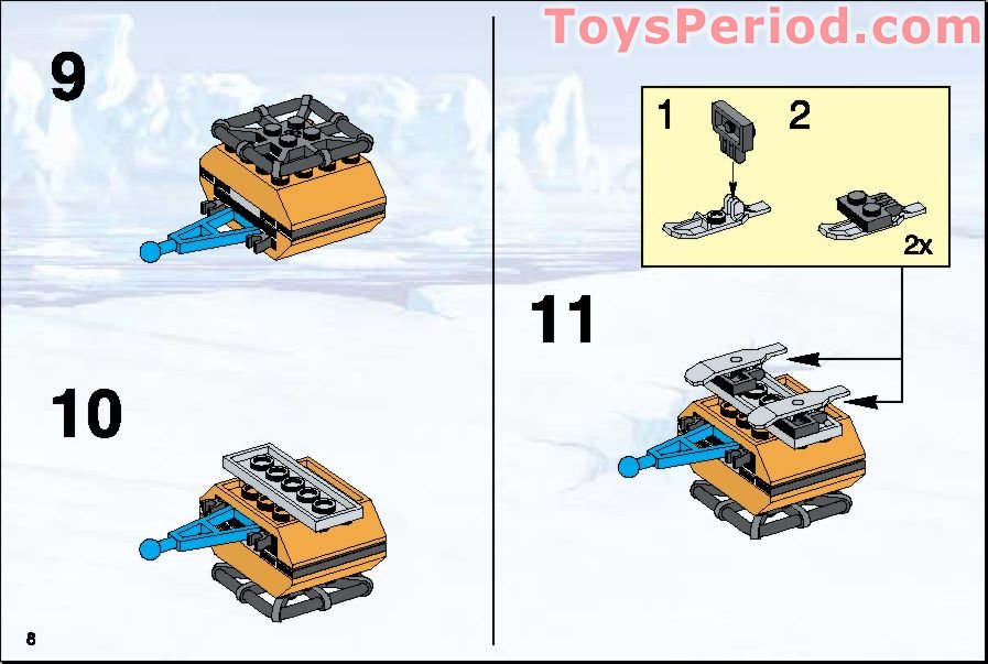 LEGO 6569 Polar Explorer Instructions and Parts List