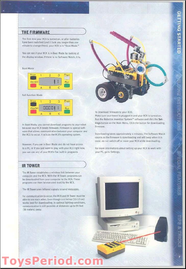 LEGO 3804 Robotics Invention System, Version 2.0 Instructions and Parts ...