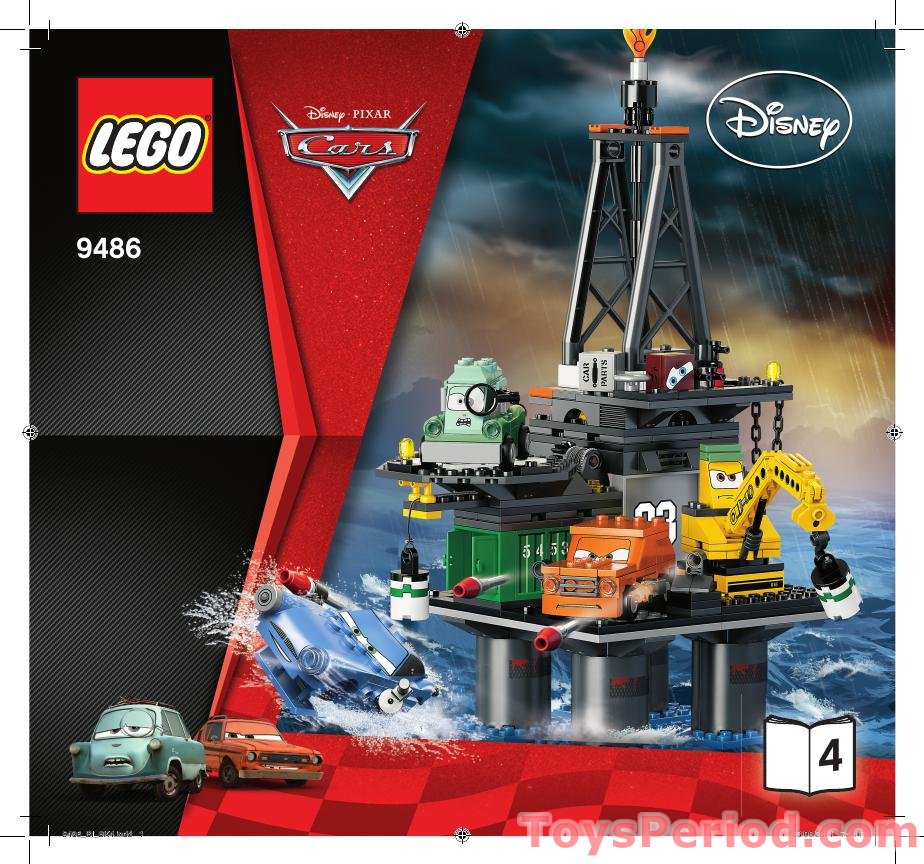 LEGO 9486 Oil Rig Escape Instructions and Parts List