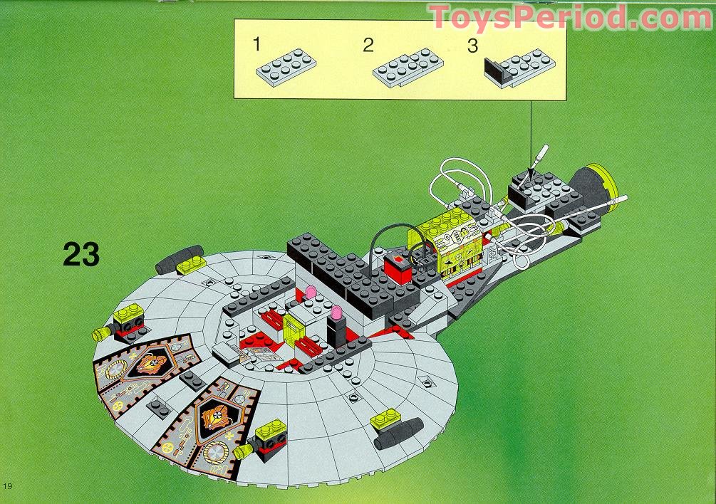 LEGO 6979 Interstellar Starfighter Instructions and Parts List