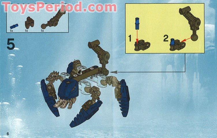 LEGO 8932 Morak Instructions and Parts List