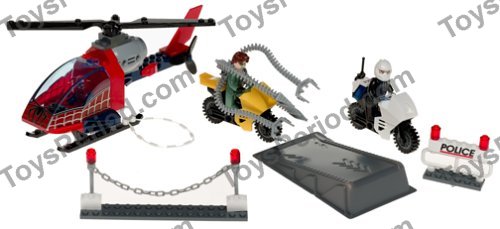 LEGO 4858 Doc Ock's Crime Spree Instructions and Parts List