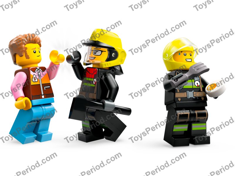 LEGO 60412 4x4 Fire Truck with Rescue Boat Set Parts List