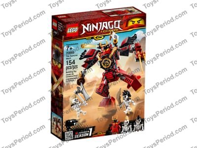 LEGO 70665 The Samurai Mech Set Parts List