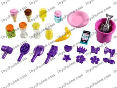 NEW Lego Minifig Dark PURPLE HAIR DRYER Girl Friends Bath Bed Room Head Utensil