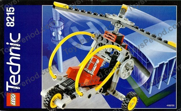 LEGO 8215 Gyro Copter Instructions and Parts List