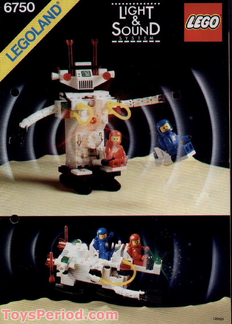 LEGO 6750 Light and Sound Sonic Robot Instructions and Parts List