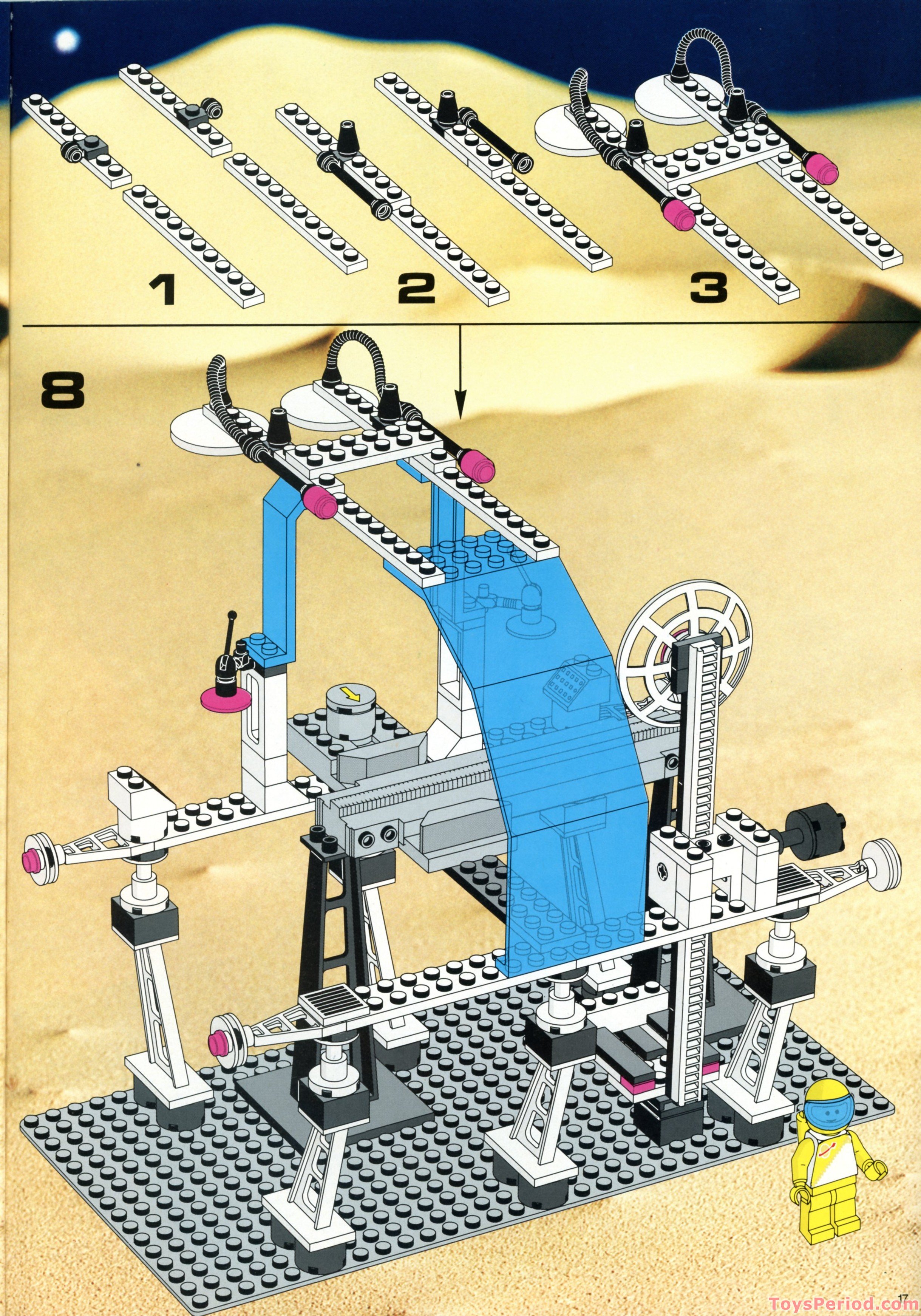 LEGO 6990 Monorail Transport System Instructions and Parts List