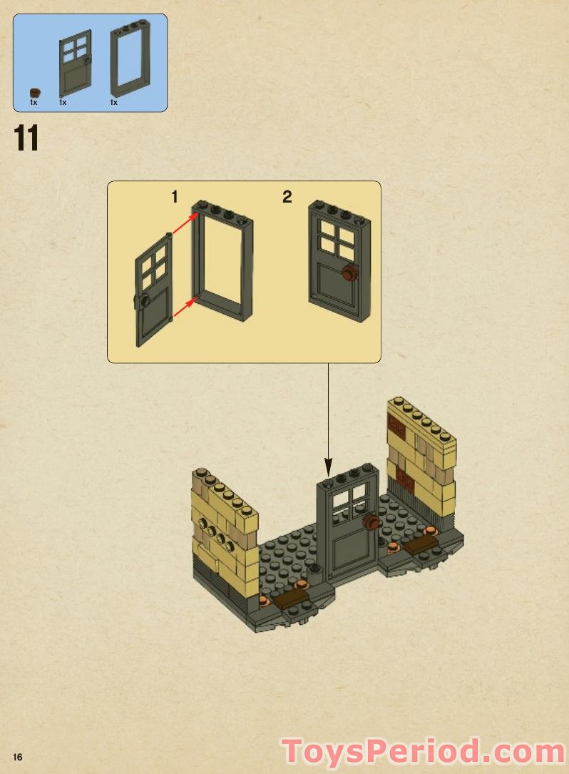 LEGO 10217 Diagon Alley Instructions and Parts List