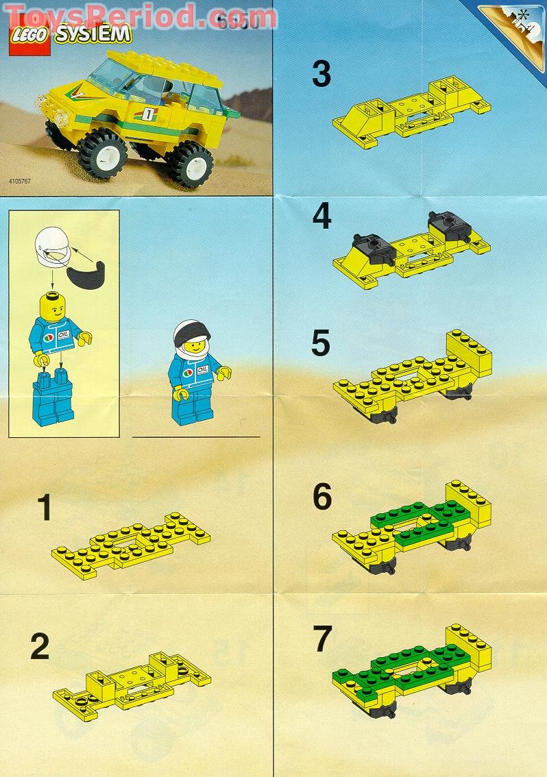 LEGO 6550 Outback Racer Set Parts Inventory and ...