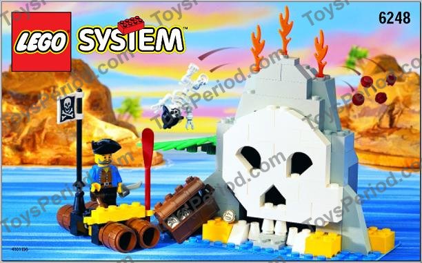 LEGO 6248 Volcano Island Instructions and Parts List