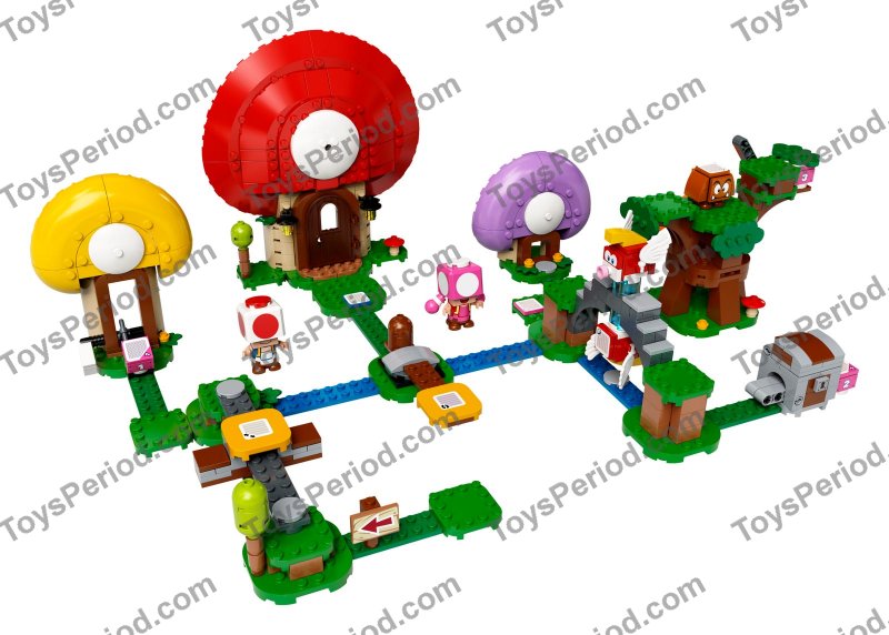 LEGO 71368 Toad's Treasure Hunt - Expansion Set Parts List