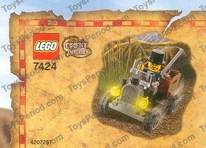 LEGO 7424-1 Black Cruiser Instructions and Parts List