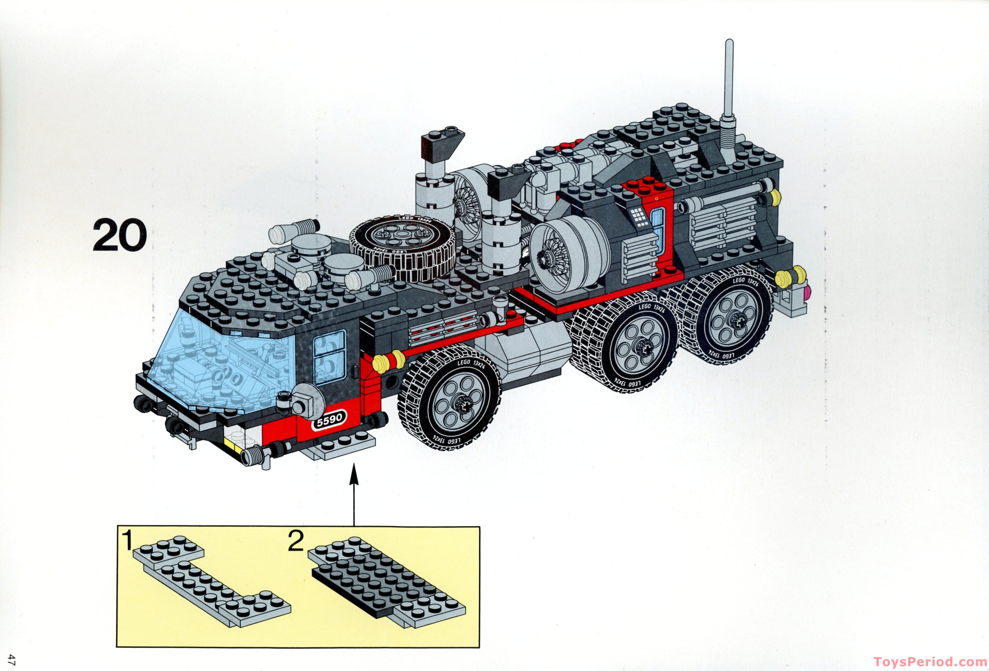 Adesivo Di Ricambio Per Set Lego 5590 – Vortice E Ruota Super Camion - Foto 2