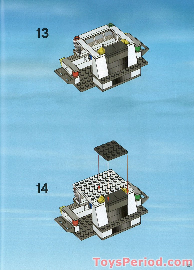 LEGO 7994 LEGO City Harbor Instructions and Parts List