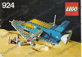 LEGO 924 Space Cruiser (Non-US Version of 487) Instructions and