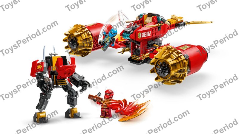 LEGO 71830 Kai's Mech Storm Rider Set Parts List
