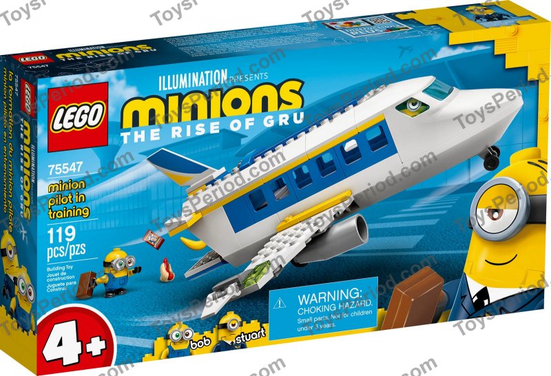 5番、97番、98番、99番、135番 LEGO 75547 Minion Pilot in Training Set Parts List