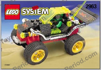 パーツ SUPER TEAM LEGO 2963 Extreme Team Racer Instructions and Parts List