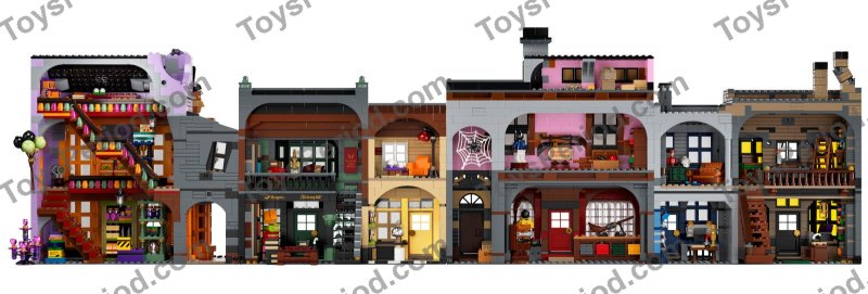 LEGO 75978 Diagon Alley Set Parts List
