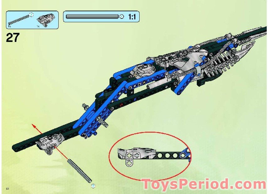 LEGO 8942-1 Jetrax T6 Instructions and Parts List