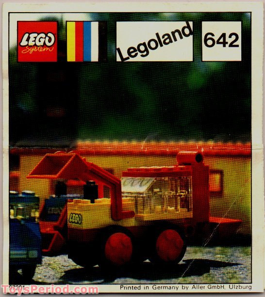 LEGO 642-2 Double Excavator Instructions and Parts List