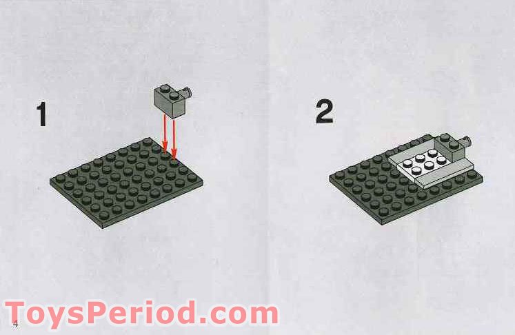 LEGO 7668 Rebel Scout Speeder Set Parts 