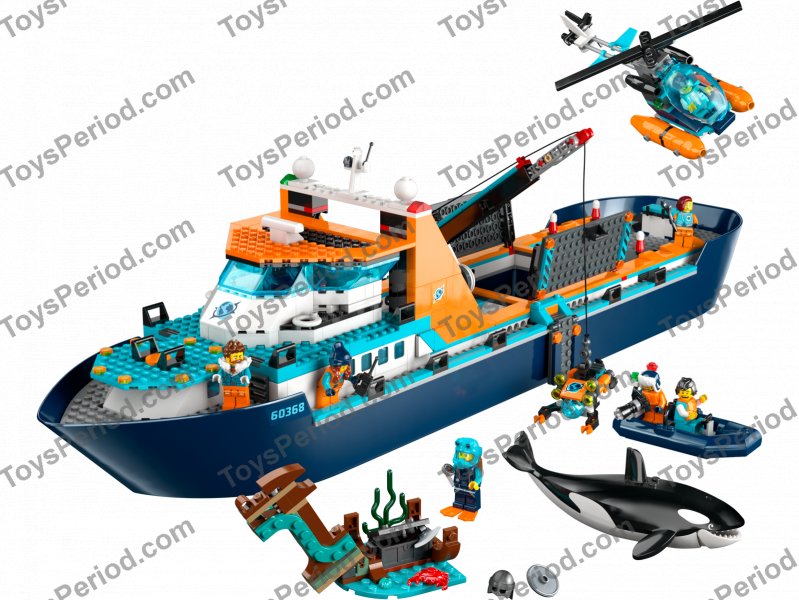 LEGO 60368 Arctic Explorer Ship Set Parts List