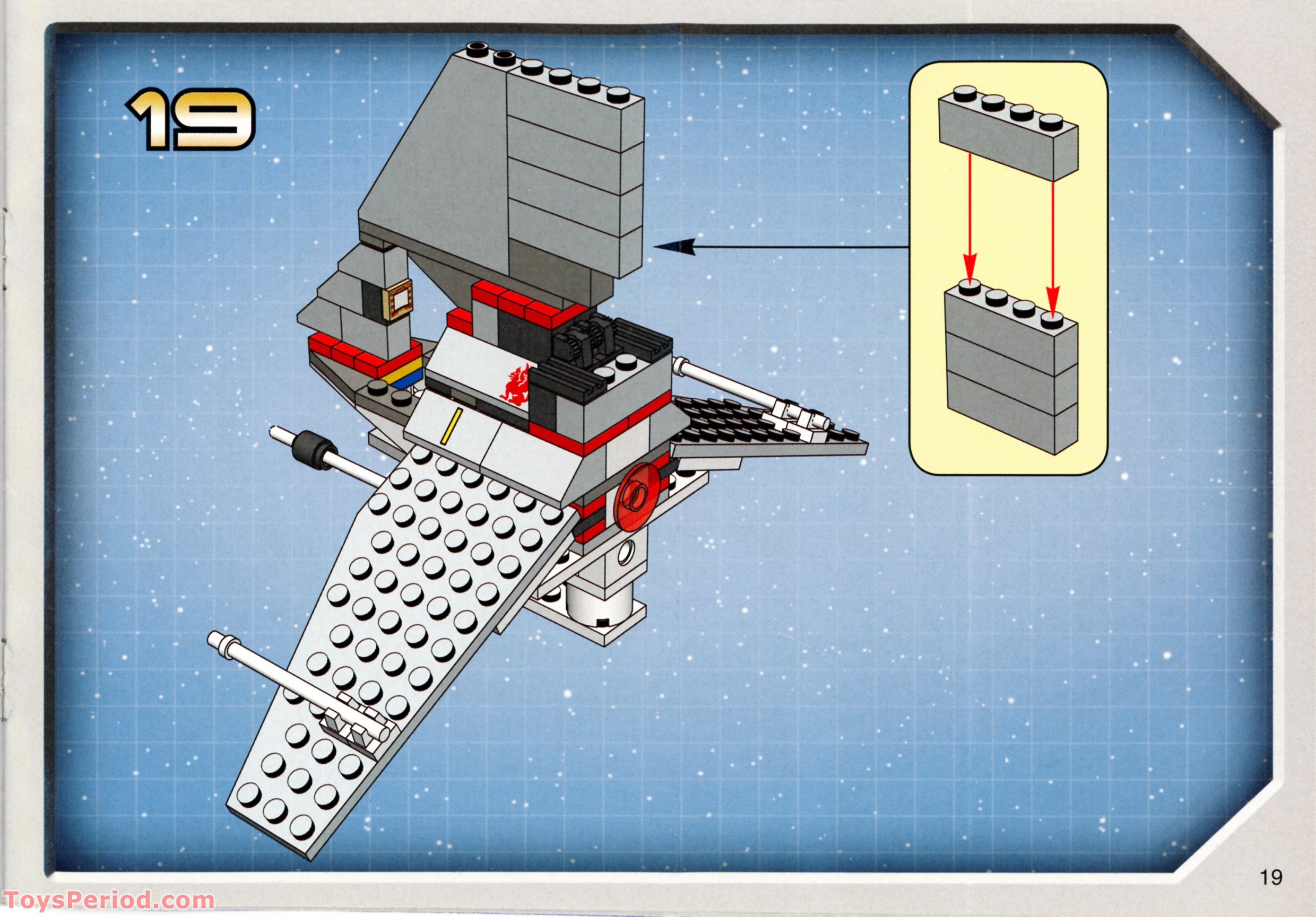 LEGO 4477 T-16 Skyhopper Instructions and Parts List