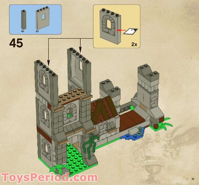 LEGO 4183 The Mill Instructions and Parts List