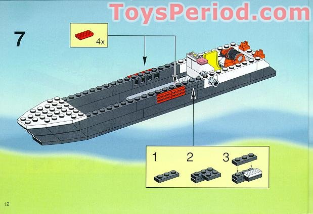LEGO 6483 Coastal Patrol Instructions and Parts List