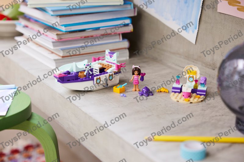 LEGO 10786 Gabby & MerCat's Ship & Spa Set Parts List
