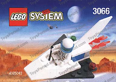 LEGO 3066 Kabaya Promotional Set, Cosmos Glider Instructions and