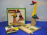 Grue Portuaire Brio Dockside Crane Depot Freight Lifting Set N°33325 - Vintage 1998