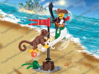 LEGO 7081 Harry Hardtack and Monkey Instructions and Parts List