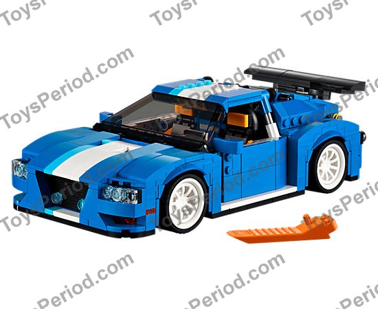 LEGO 31070 Turbo Track Racer Set Parts List